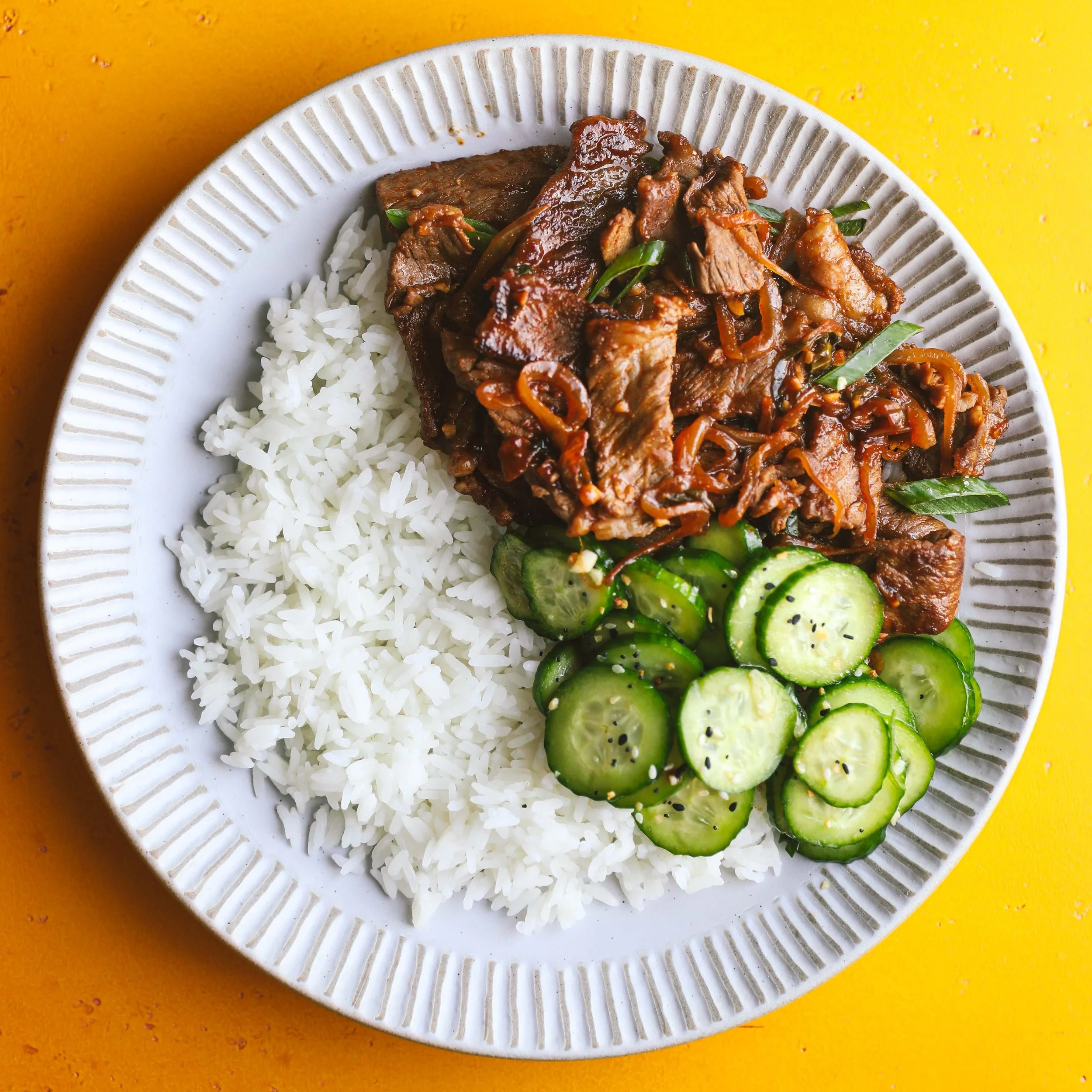 Korean-Style Beef Rice Bowl