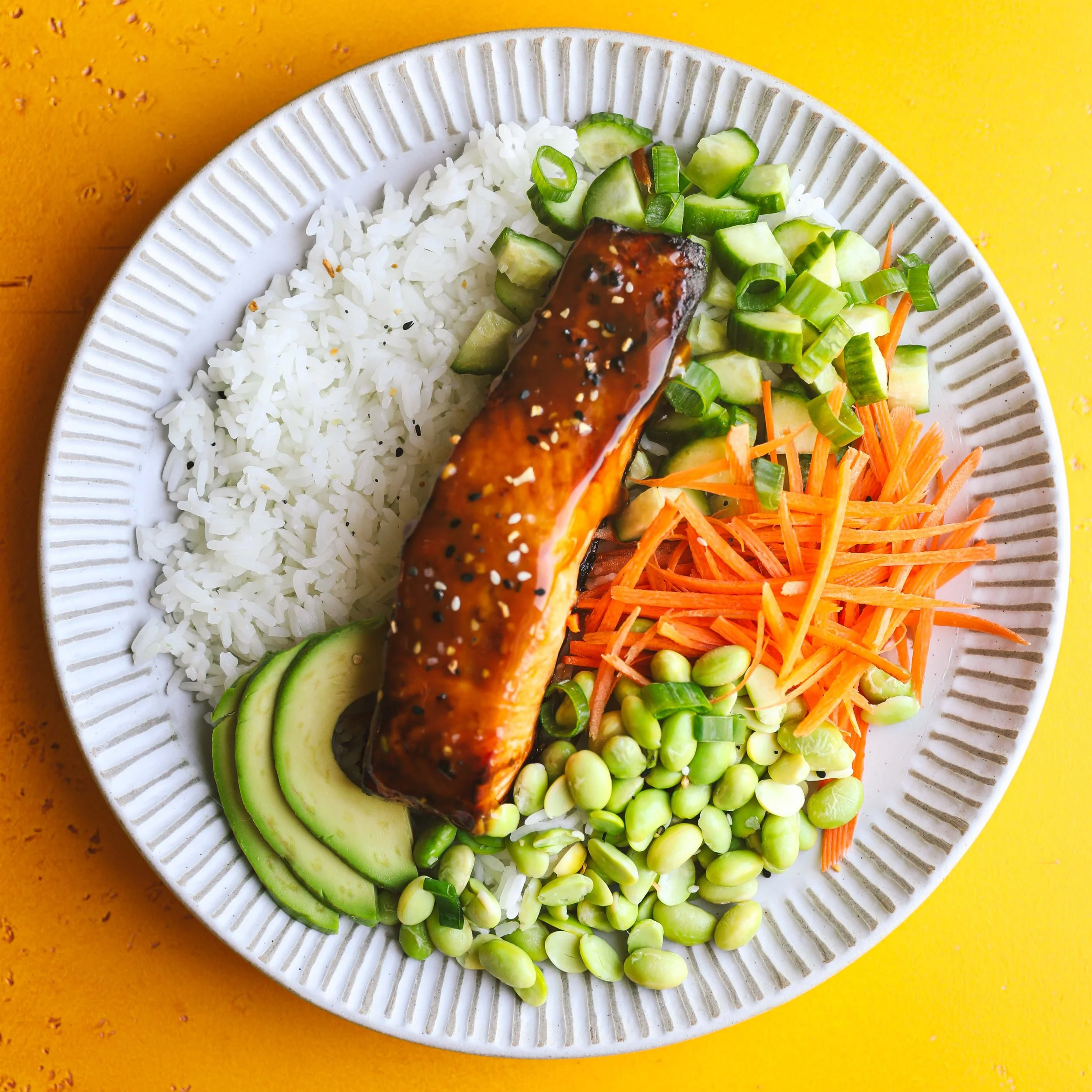 Teriyaki Salmon Bowl