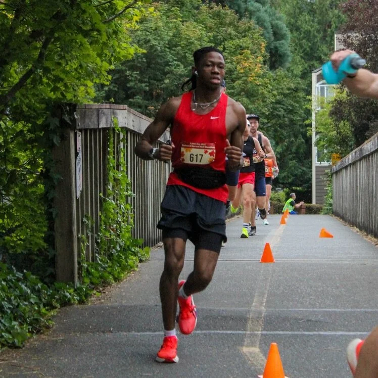 Meet our athlete, Derrick Bates! Derrick came to running after his high school years where he was primarily involved in team sports. He stumbled upon an enjoyment of running and ever since his first marathon, he&rsquo;s been hooked. Derrick&rsquo;s p
