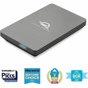 OWC Envoy Pro FX 2TB Portable NVMe SSD - Thunderbolt 3 + USB-C (IP67 Waterproof)