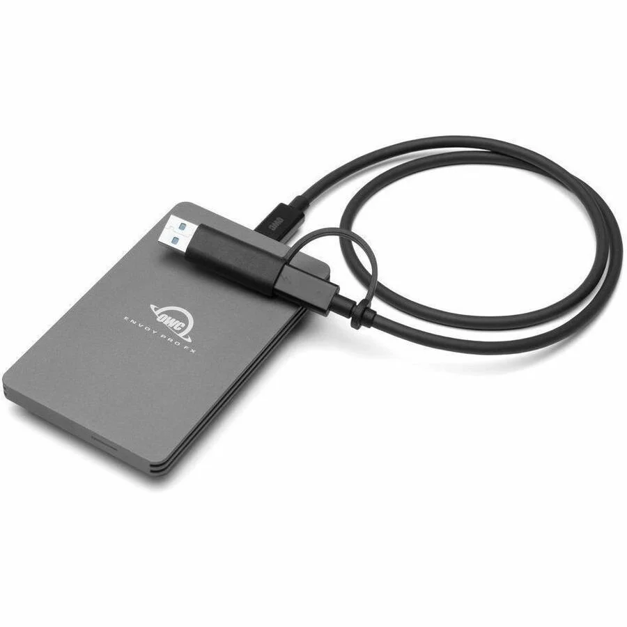 OWC Envoy Pro FX Portable NVMe SSD (Thunderbolt + USB-C)