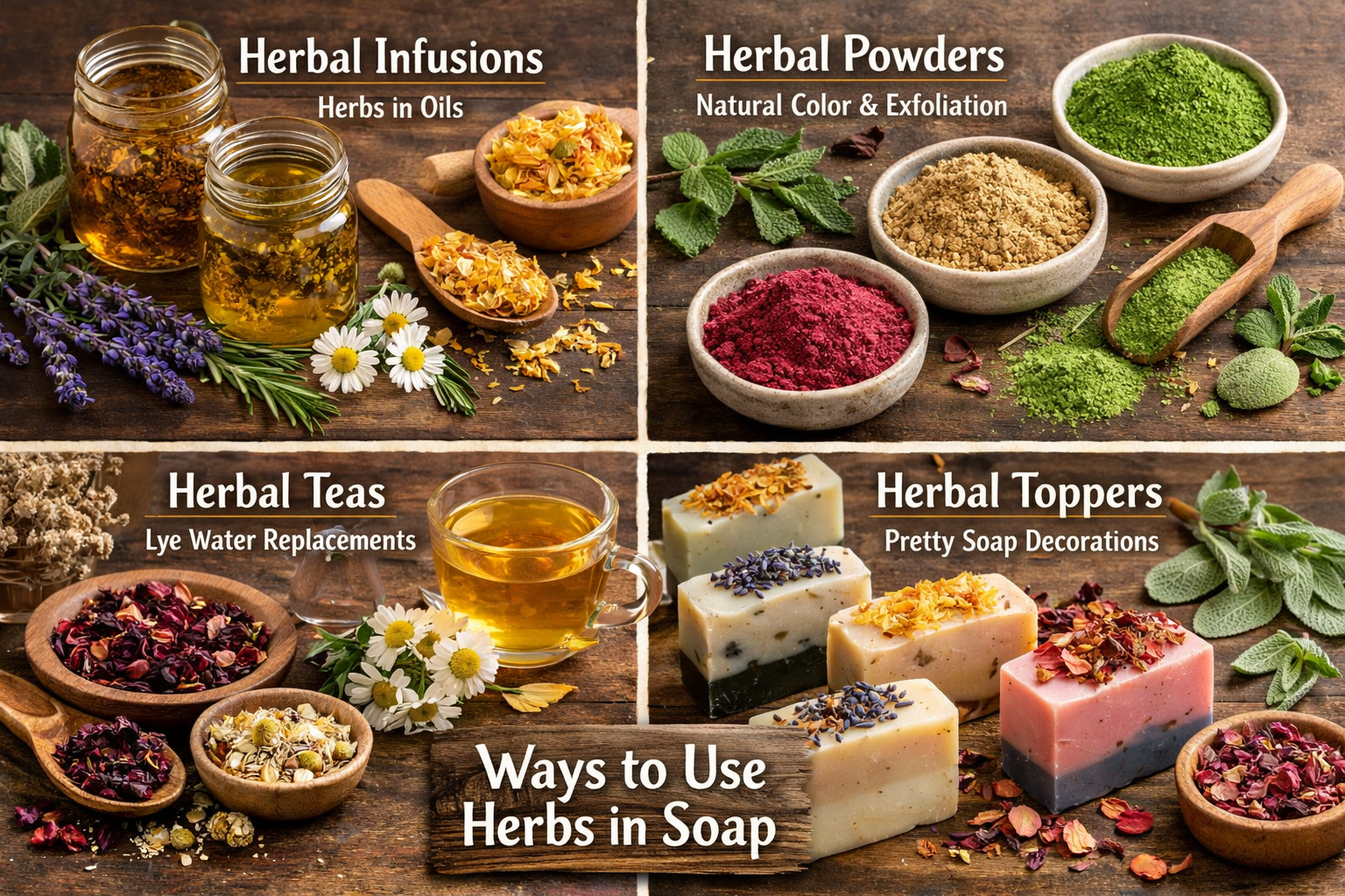 Methods for Using Herbs in Soapmaking