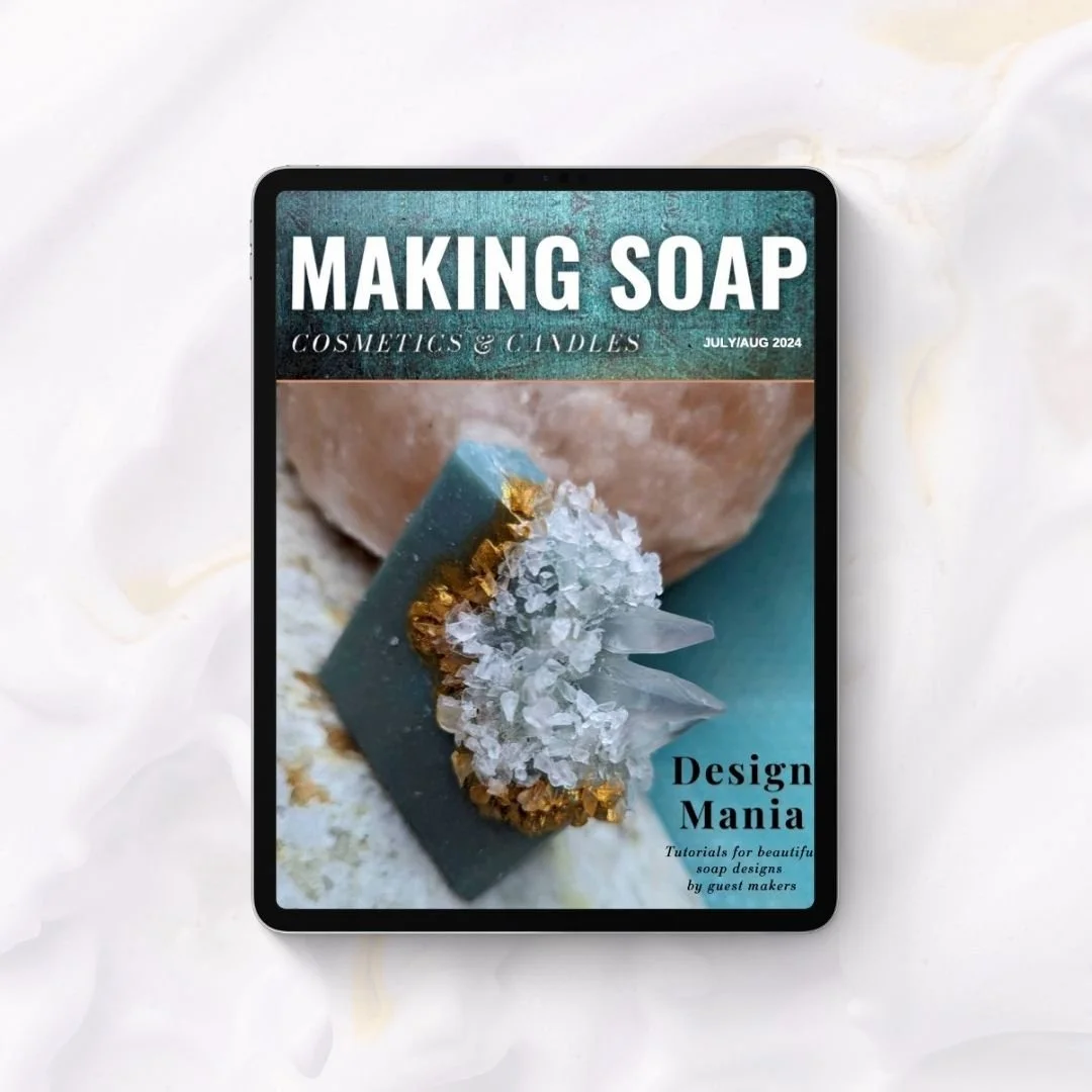 Issue #125: Design Mania - Tutorials for Beautiful Soap Designs by Guest Makers