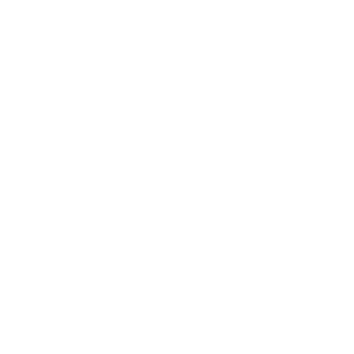 Outline drawing of a hand making a shaka sign with the thumb and pinky finger extended.