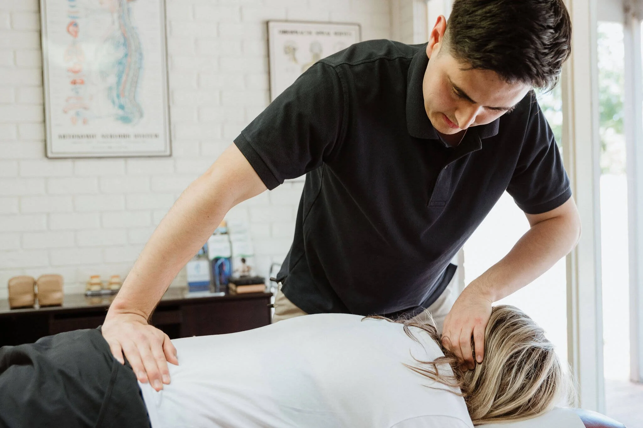 Chiropractic adjustment by your Sitrling Chiropractors