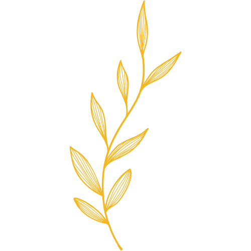 A gold-colored botanical of Adeliade Hills