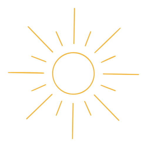 Sun with rays on a black background - Mount Lofty Chiropractic In Stirling SA