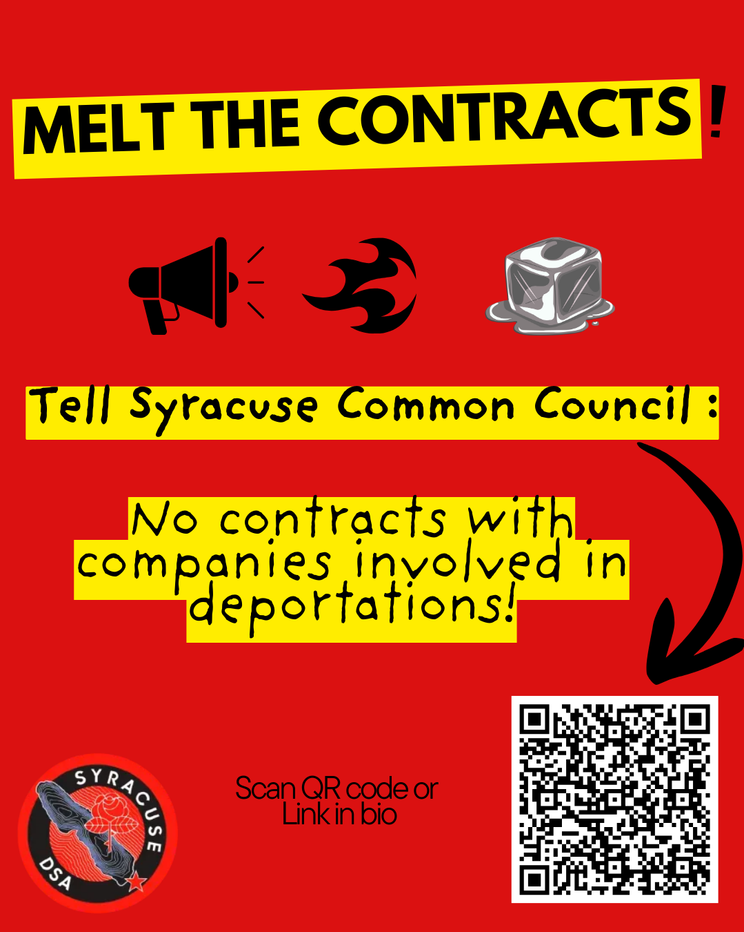 Syracuse local report on ICE contracts and activism
