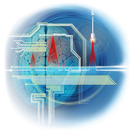 Editorial illustration on managing breakthrough pain with end of life care