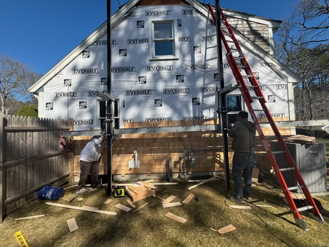 New Siding for Existing Home on Cape Cod