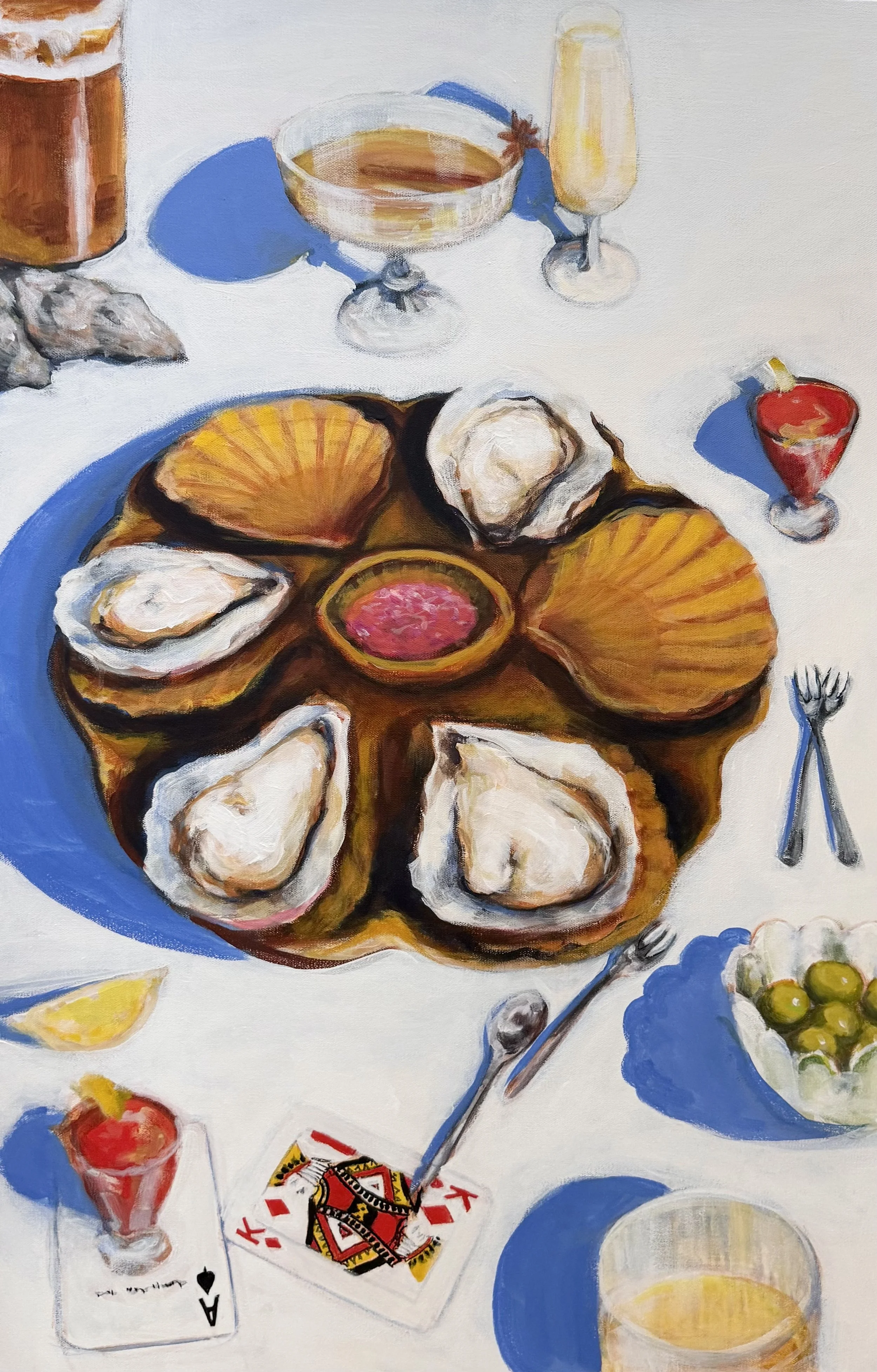 Winner sold. acrylic on canvas