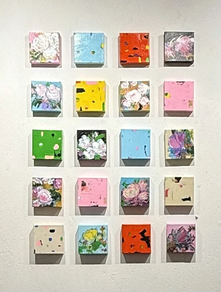 Color and Floral mini's. 6 x 6