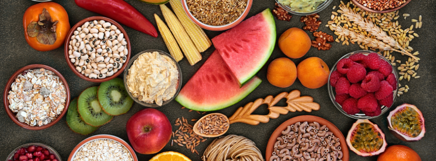table of fibre food