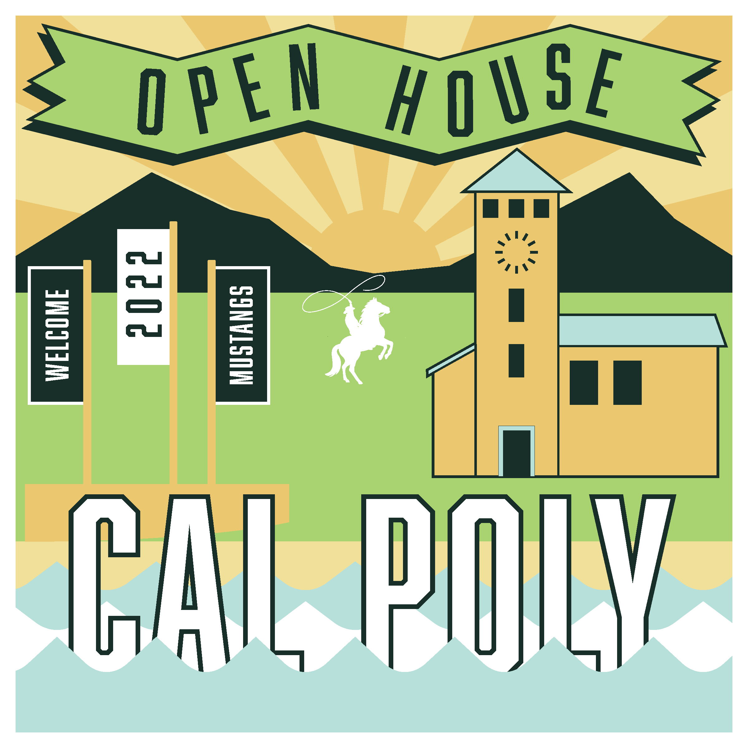 Social Media ad for Cal Poly State University 2022 Open House