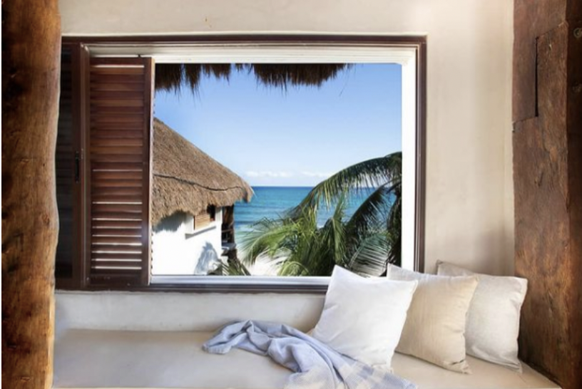 Bed in a Double Beachview