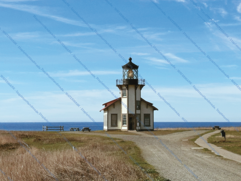 Lighthouse in Mendocino, CA