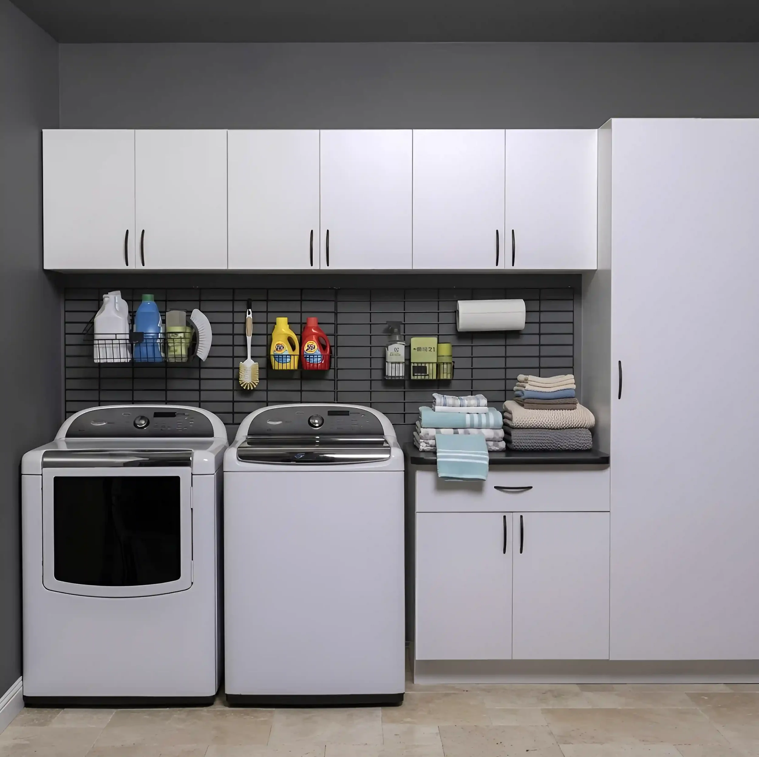 Laundry Room Organization: Built-In Storage That Makes Laundry Easier