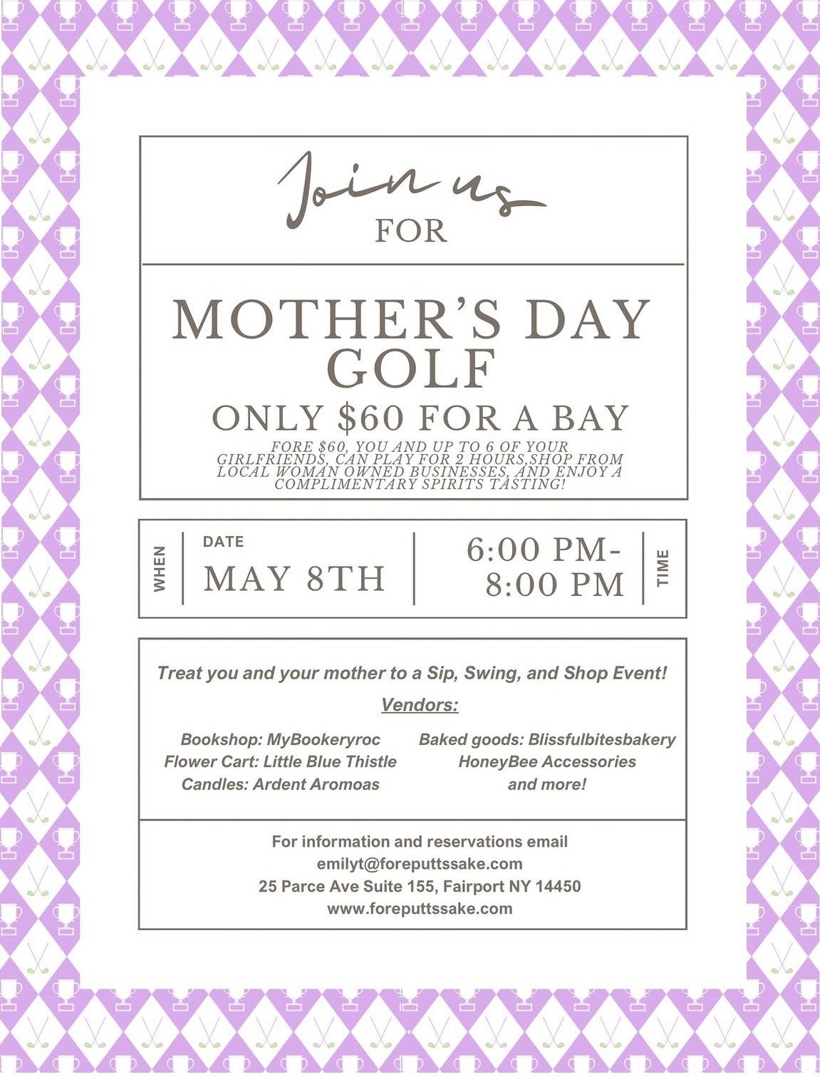 Par-fect Blooms for Mom 🌸 (Mother’s Day at Fore Putts Sake)