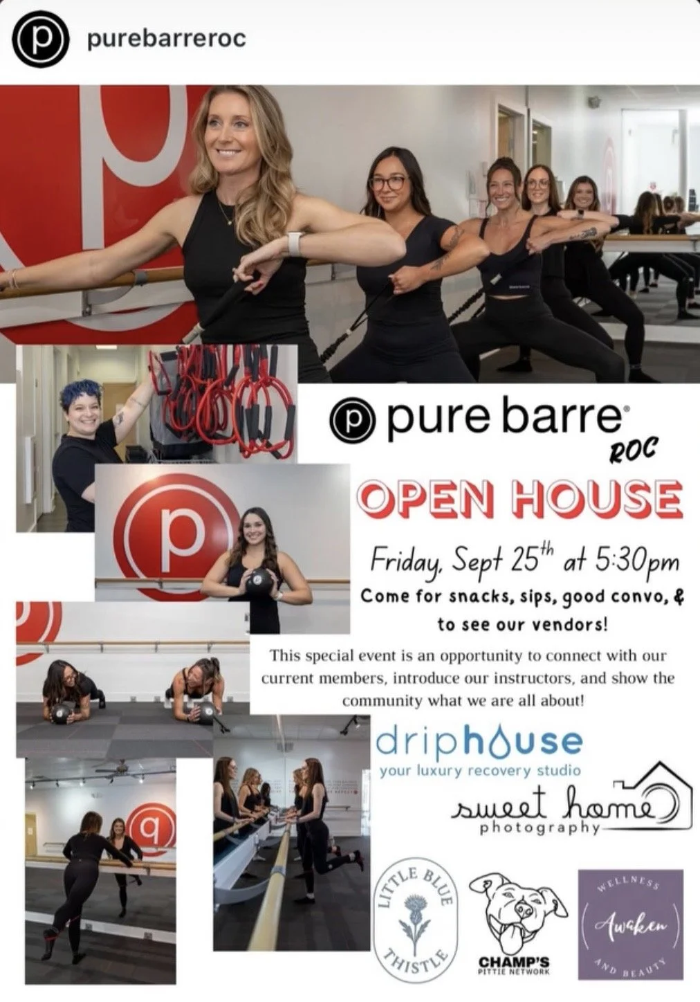 Pure Barre Roc Open House