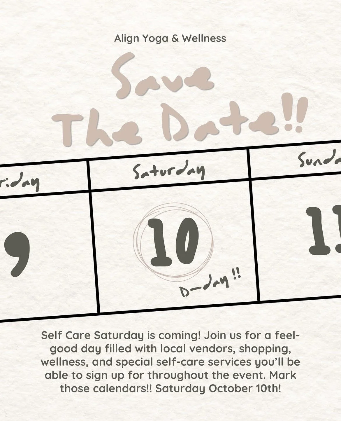 Self-Care Saturday at Align Yoga & Wellness