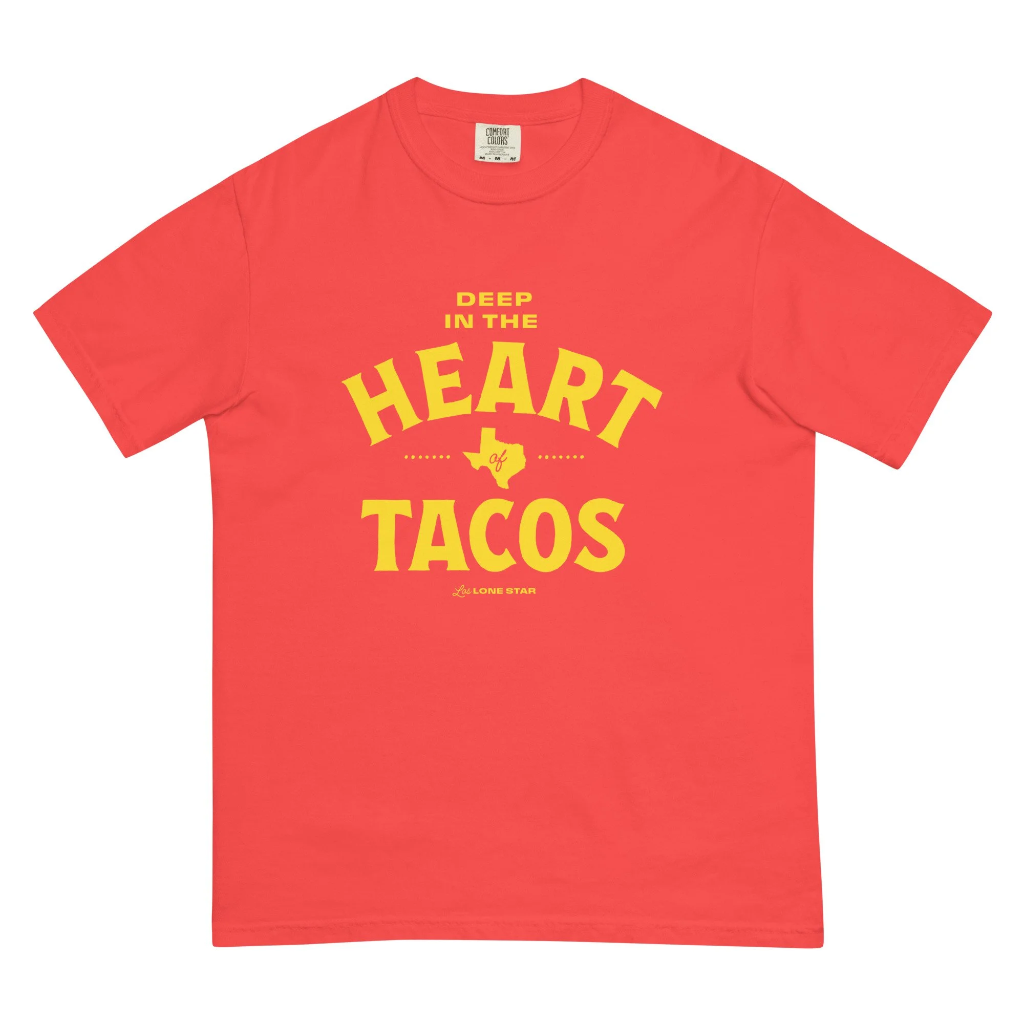 Deep in the Heart of Tacos—Unisex garment-dyed heavyweight t-shirt