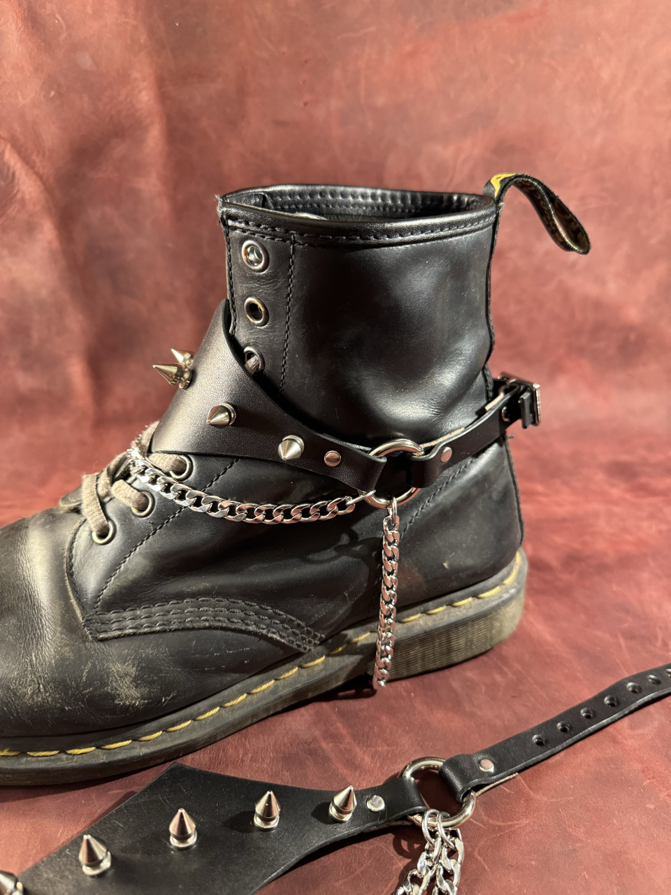 Mini Spiked Boot Strap
