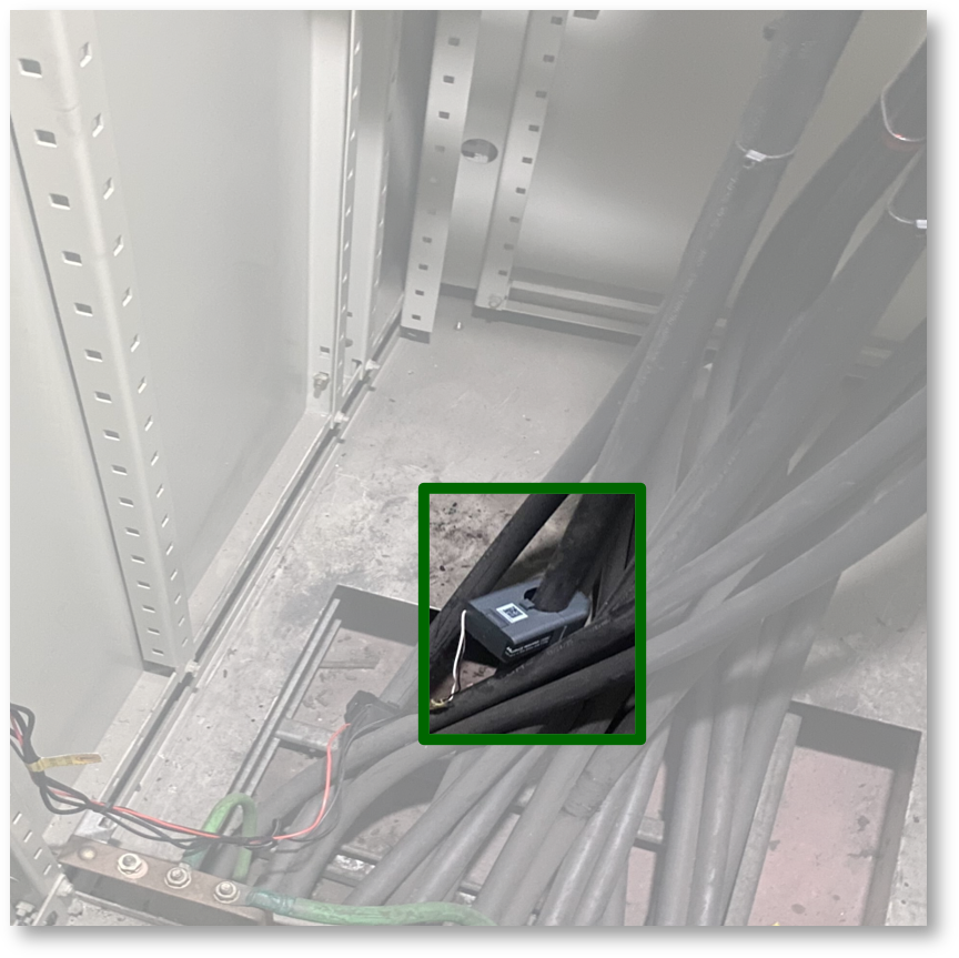 600 A 센서 현장 설치 예시