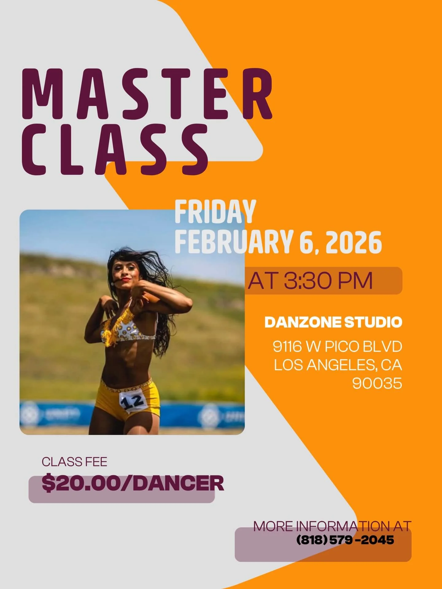 Master Class by @nathaliabogarin_ !

For all of our tweens and teens! Class is only $20 per dancer. We are beyond excited to have Miss Nathalia dance with us!