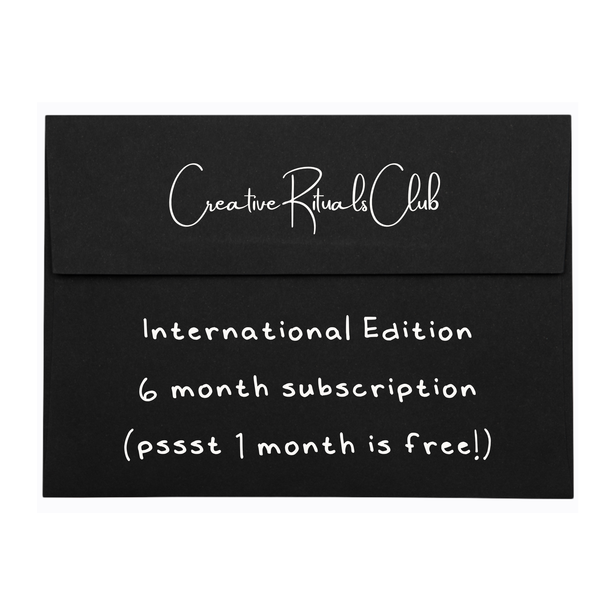 International Snail Mail Creativity Club 6 months 1 month free subscription