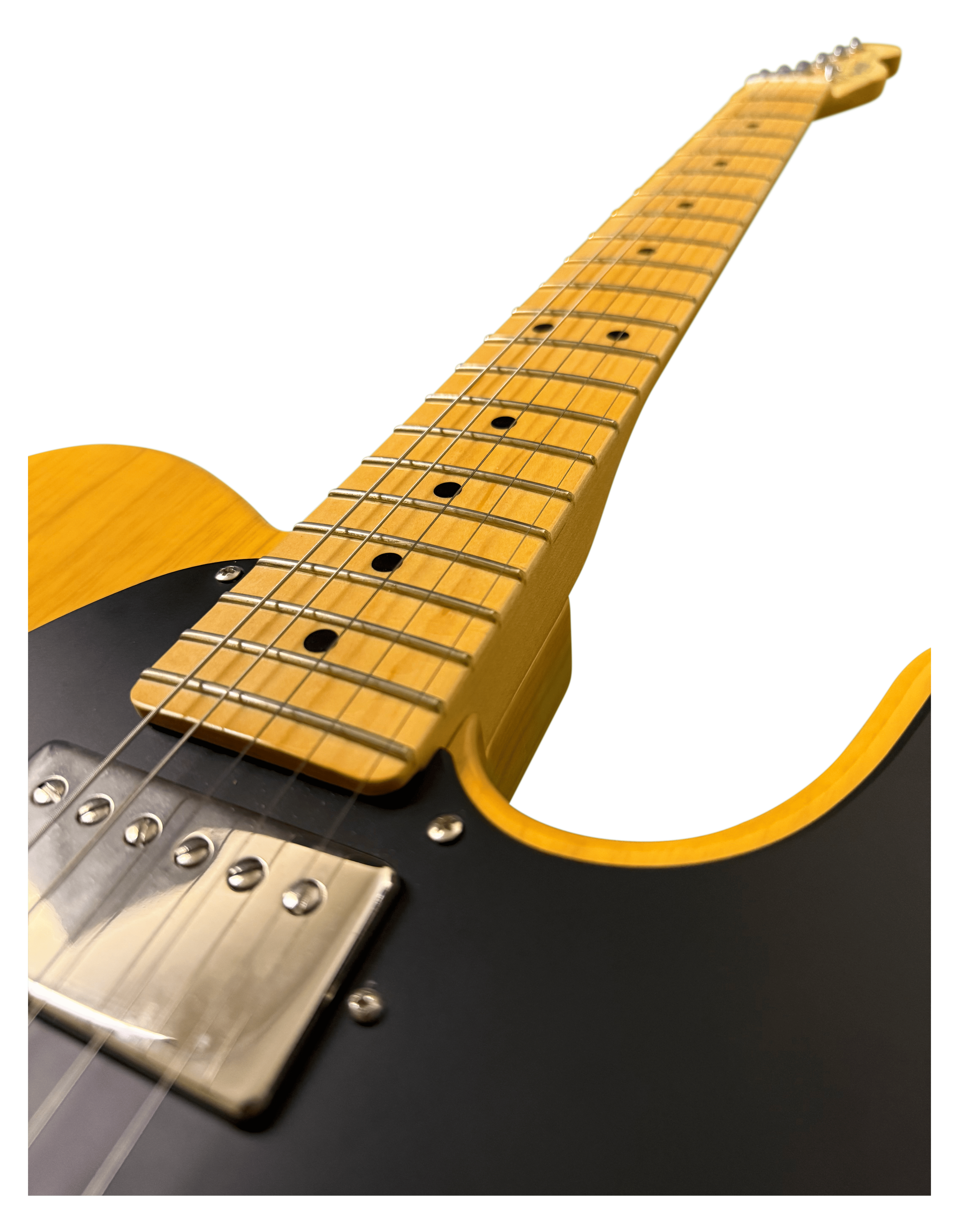 2018 Fender American Professional Telecaster (Limited Edition) with DiMarzio Hot Area T bridge pickup + Seymour Duncan Jazz PAF in neck, butterscotch blonde - 6.png