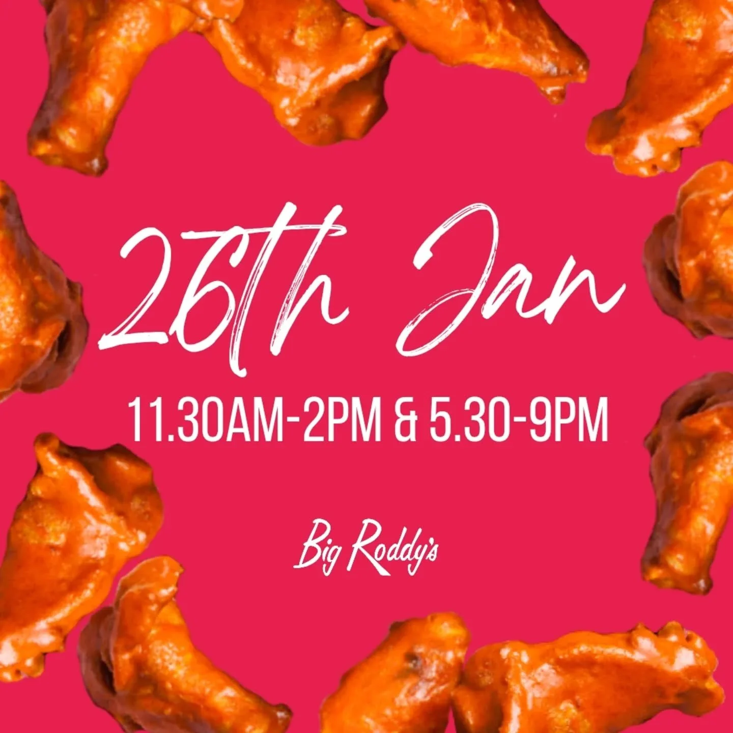 Our opening hours for the upcoming public holiday. See you there! 🍖