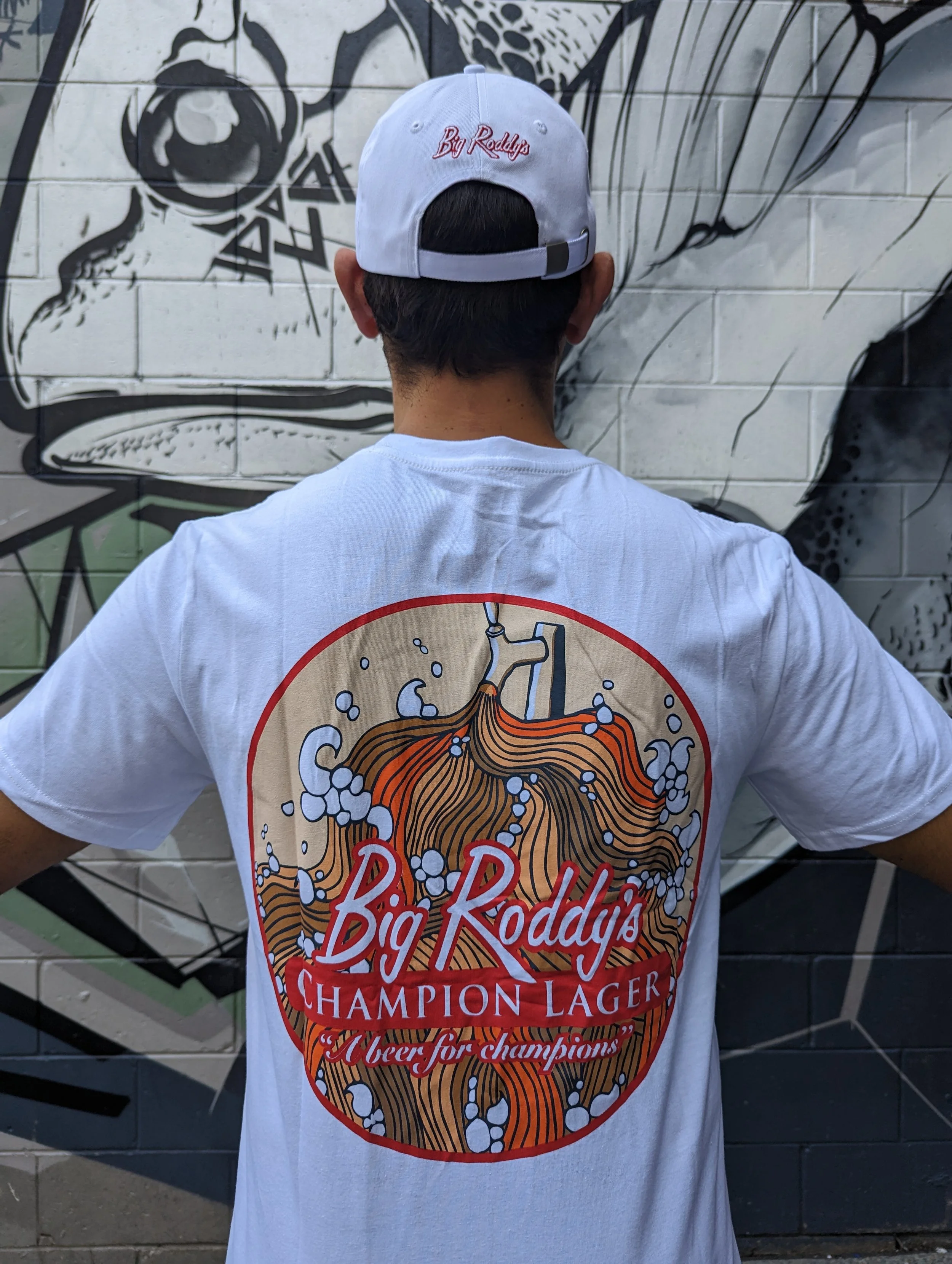 Champion Larger White T-Shirt