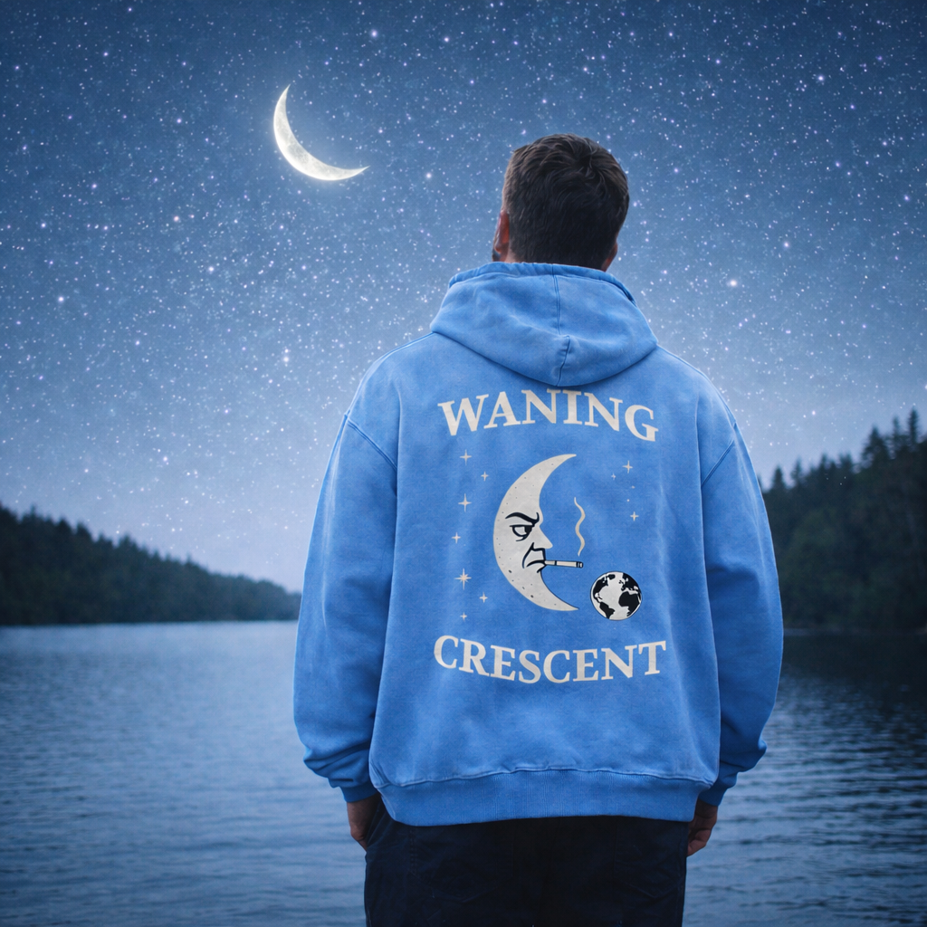 Waning Crescent Heavyweight Hoodie