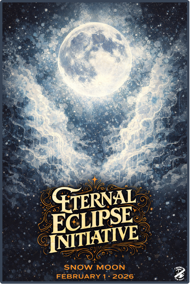 Snow Moon, time to hit the slopes...