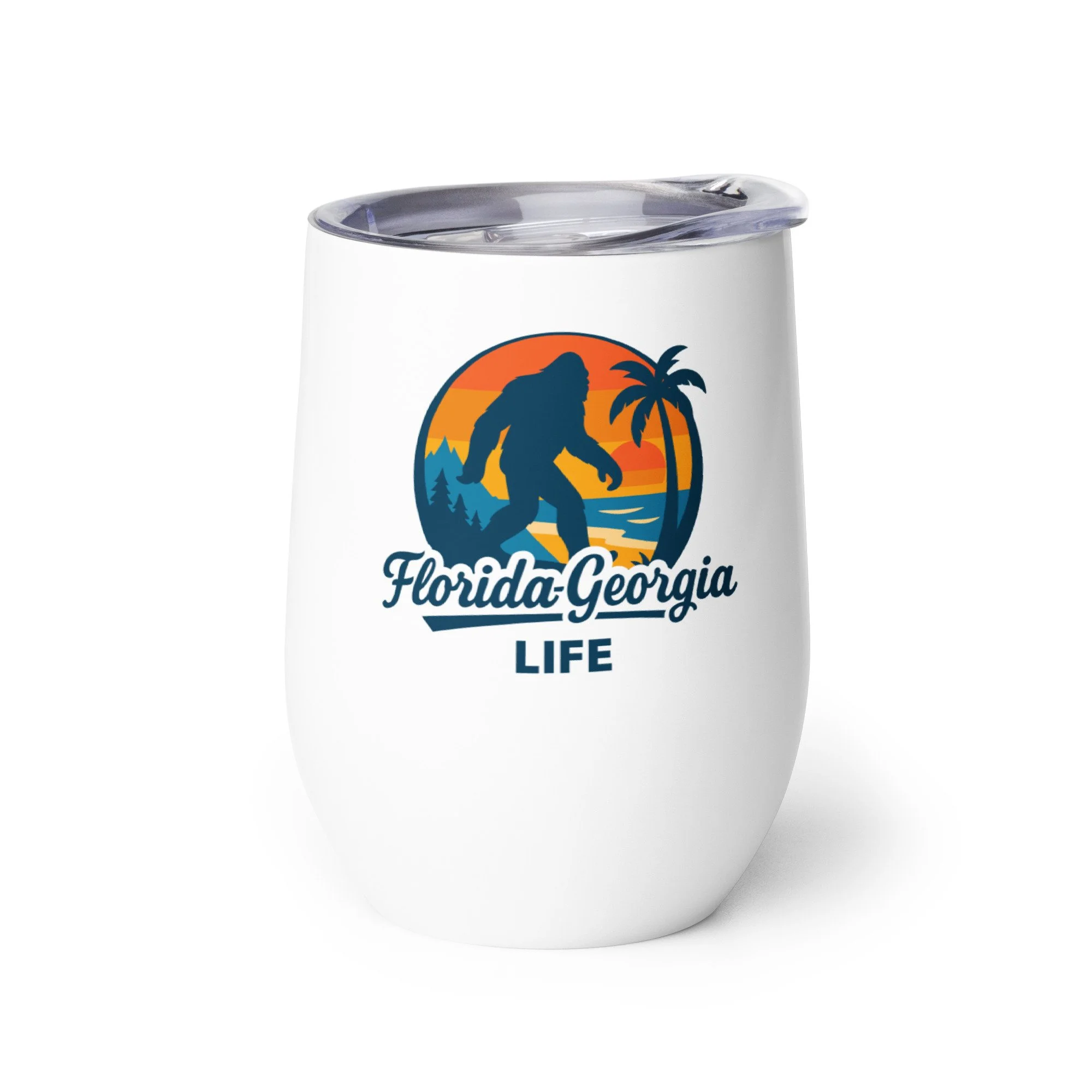 Fl-Ga Life Sasquatch Wine Tumbler