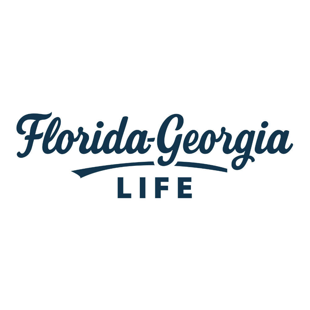 Text reading 'Florida-Georgia LIFE' with a decorative underline on a black background.