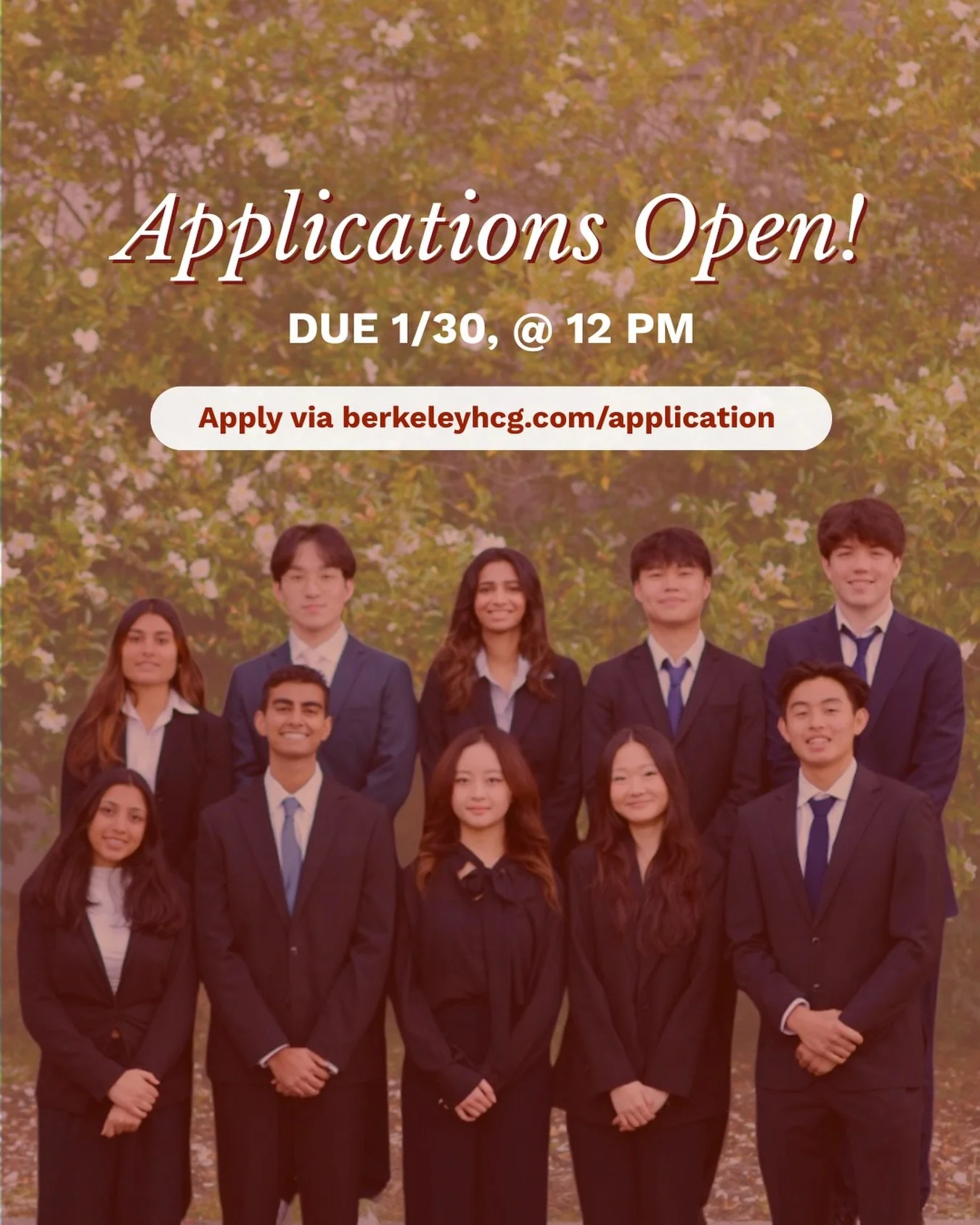 Applications for this semester are officially open! Make sure to check it out and submit by 1/30 at noon!