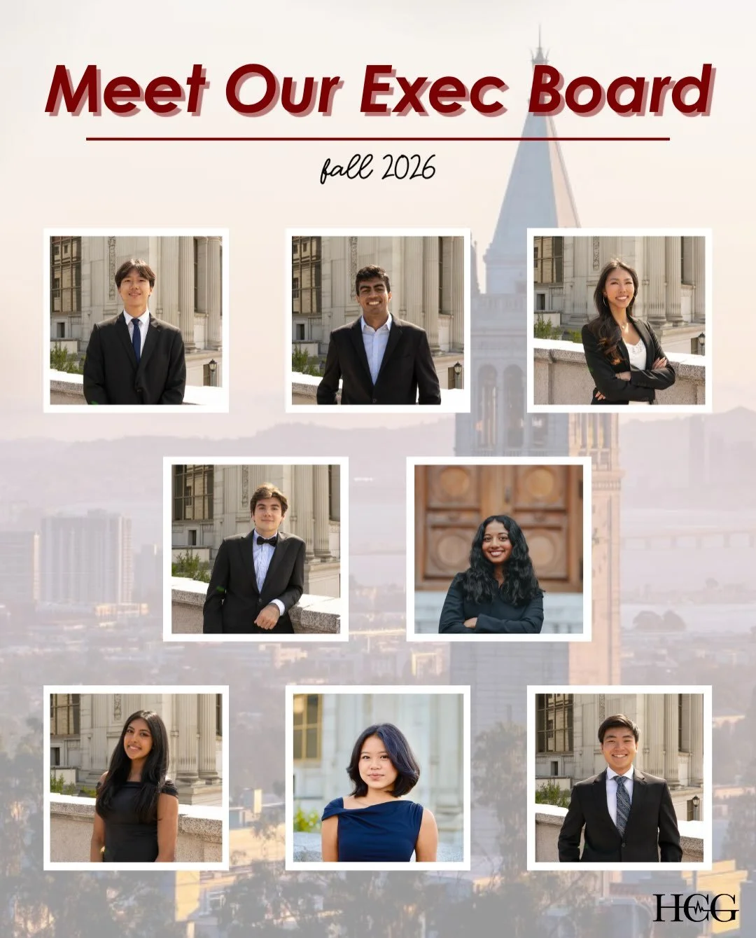 With the new fall semester approaching, we are excited to introduce the Fall 2026 Executive Board!!