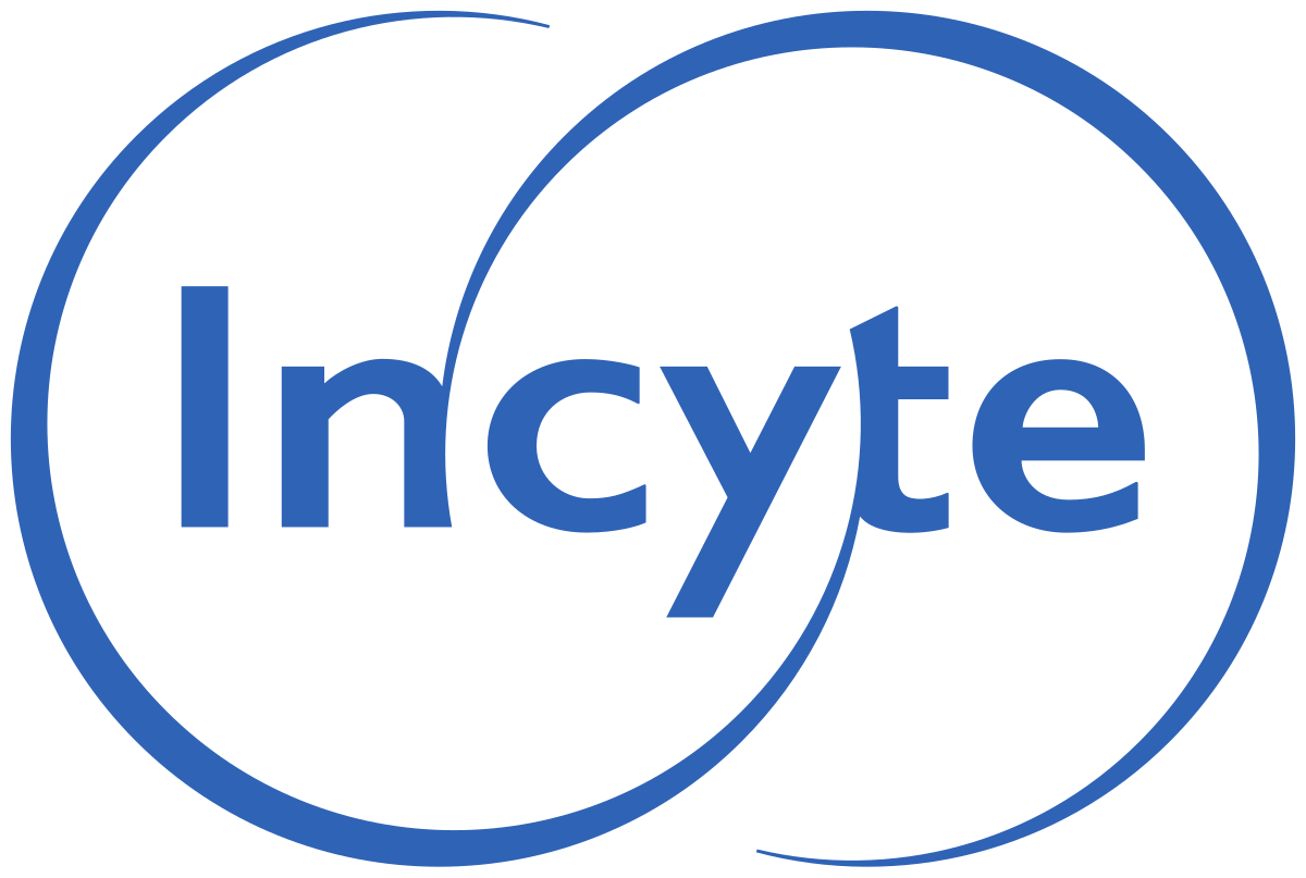 A Venn diagram with two intersecting circles, one labeled 'Incyte' and the other blank.