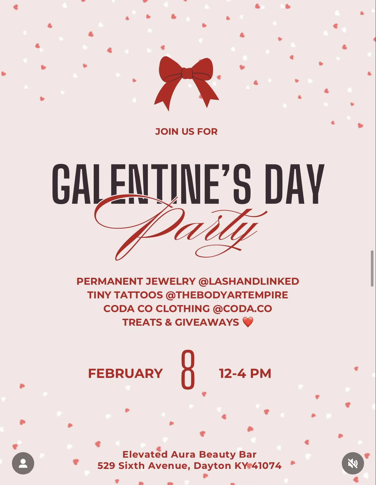 Galentines day pop up