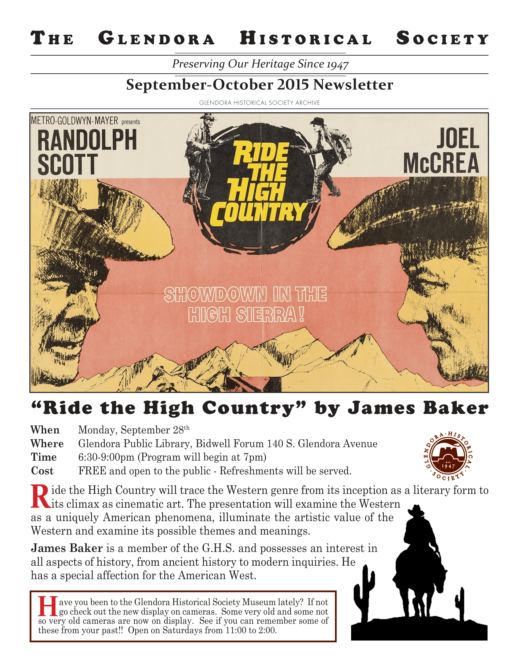 “Ride the High Country”