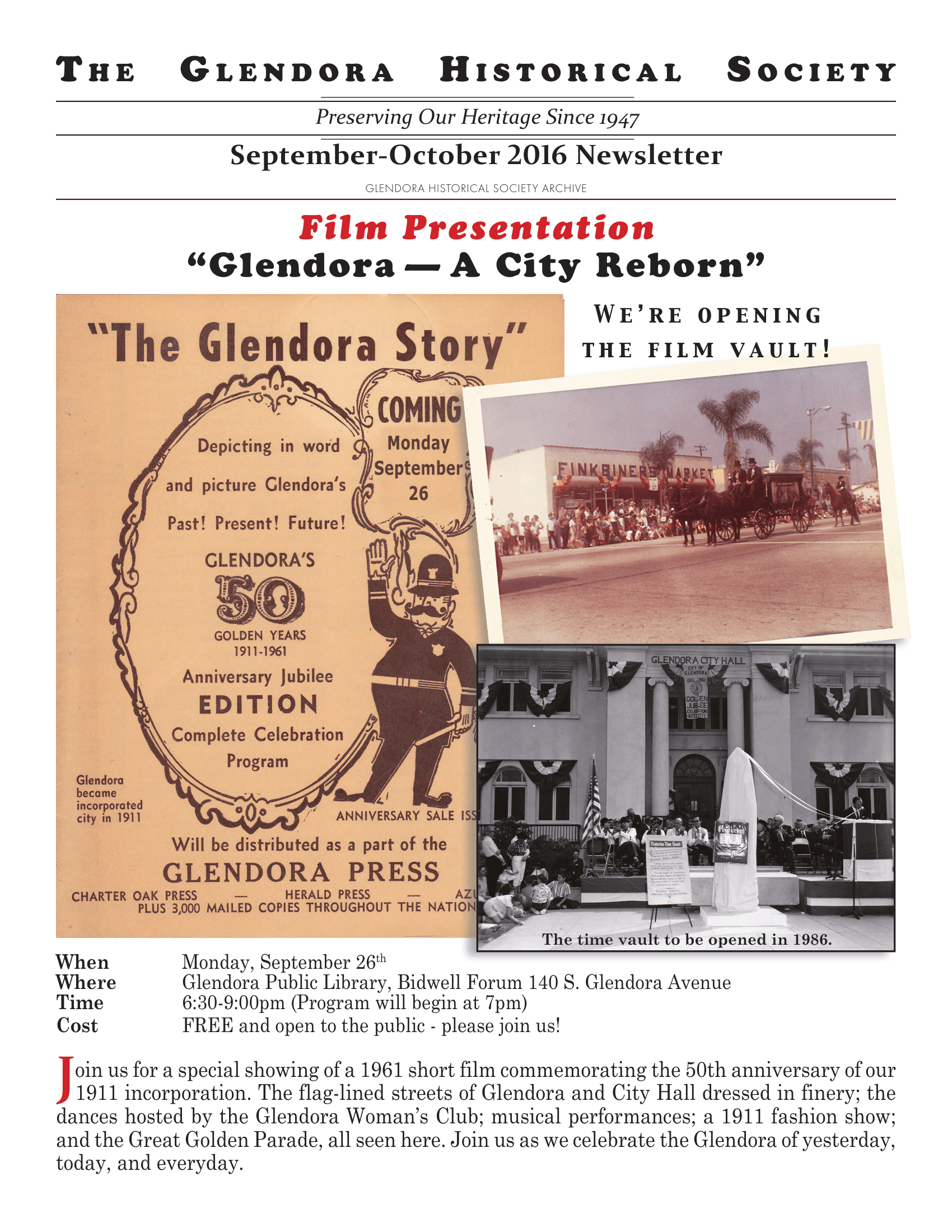 Glendora: A City Reborn