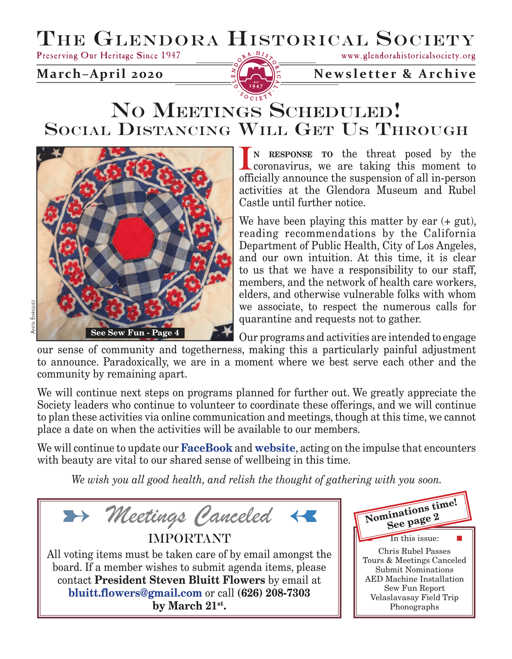 No Meetings Scheduled!