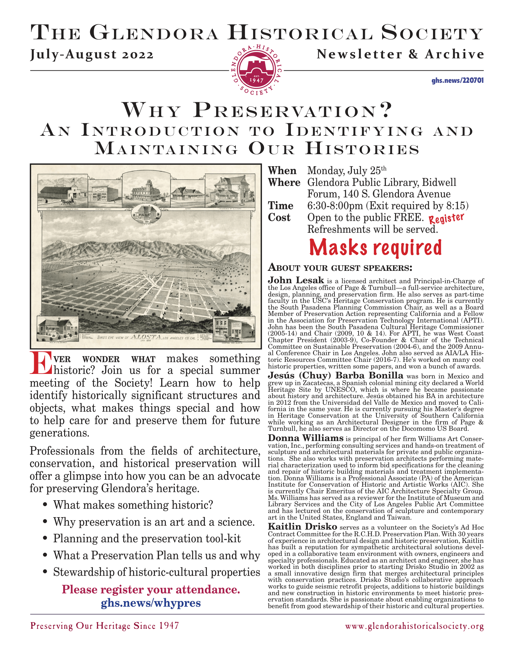 Why Preservation?