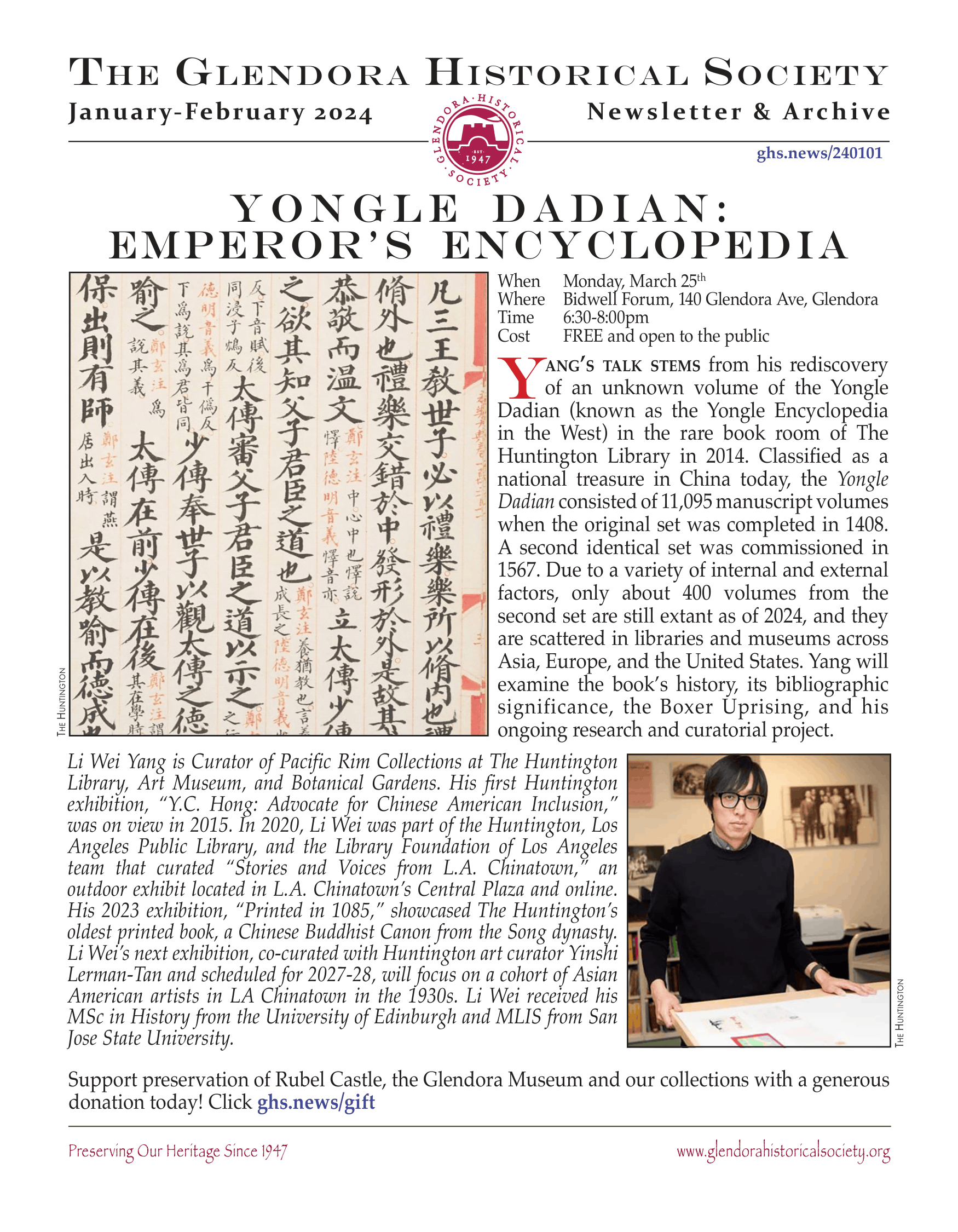 Yongle Didian: Emperor’s Encyclopedia