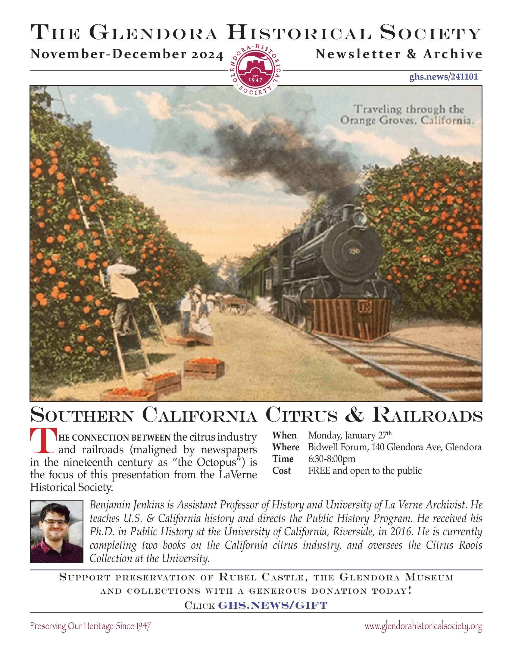 Southern California Citrus &amp; Railroads