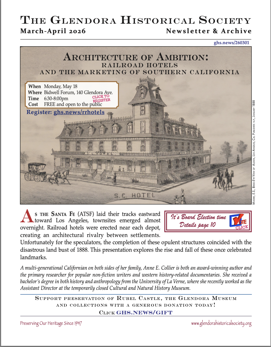 Architecture of Ambition: Railroad Hotels and the Marketing of Southern California