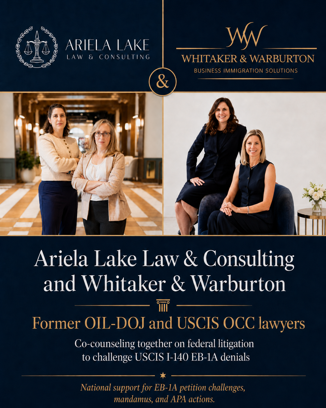 Collaborating to challenge USCIS EB-1A Denials