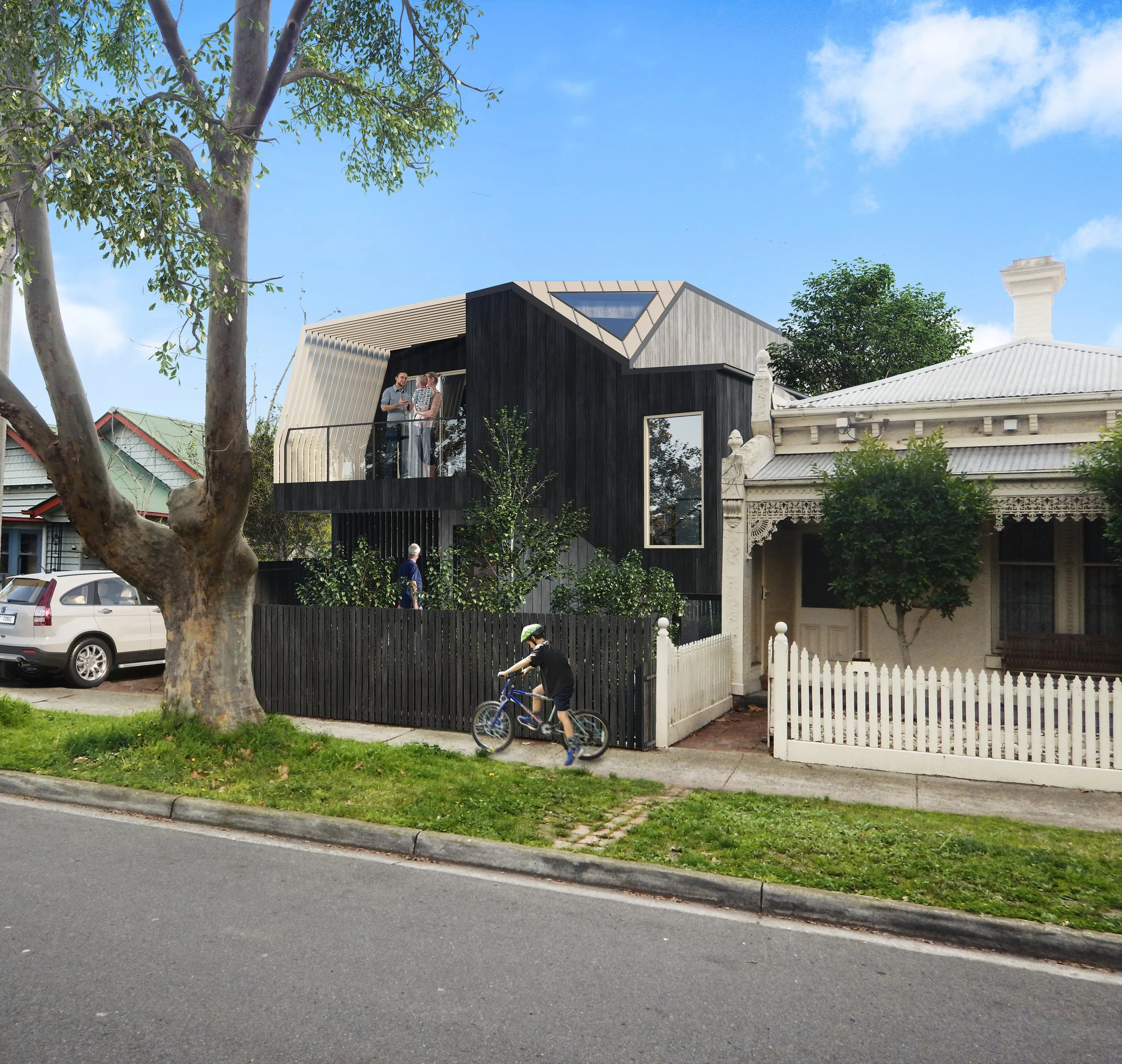 Multi-generational housing within inner Melbourne. Resilient families, affordable housing, sustainable living, aged care, childcare, cost of living