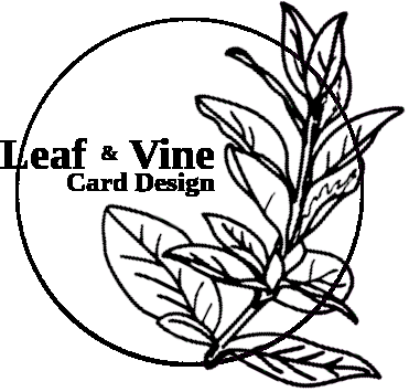 Leaf and Vine Card Design